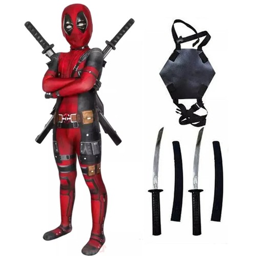 Boys red superhero deadpool - boys,